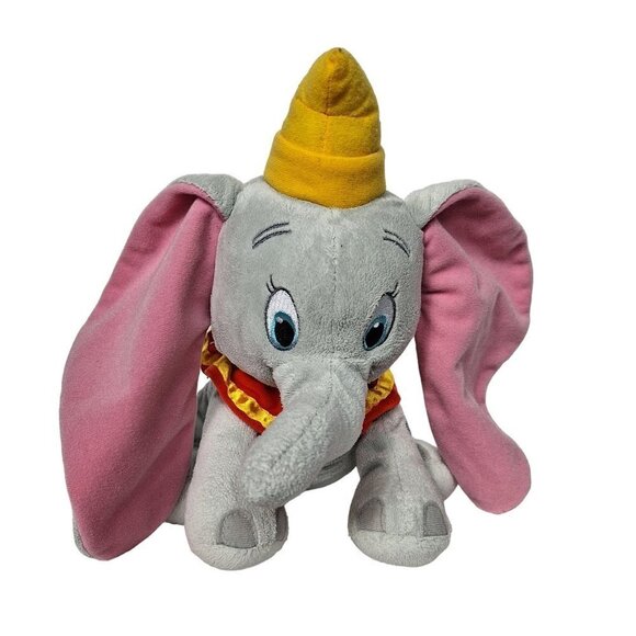 Kohls Cares Disney Dumbo Gray Elephant Plush Stuffed Animal 2014 10.5" - Picture 1 of 6